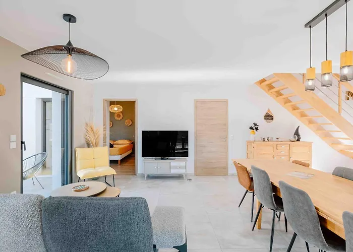 בית נופש Maison Recente, Plages Et Commerces A Pied